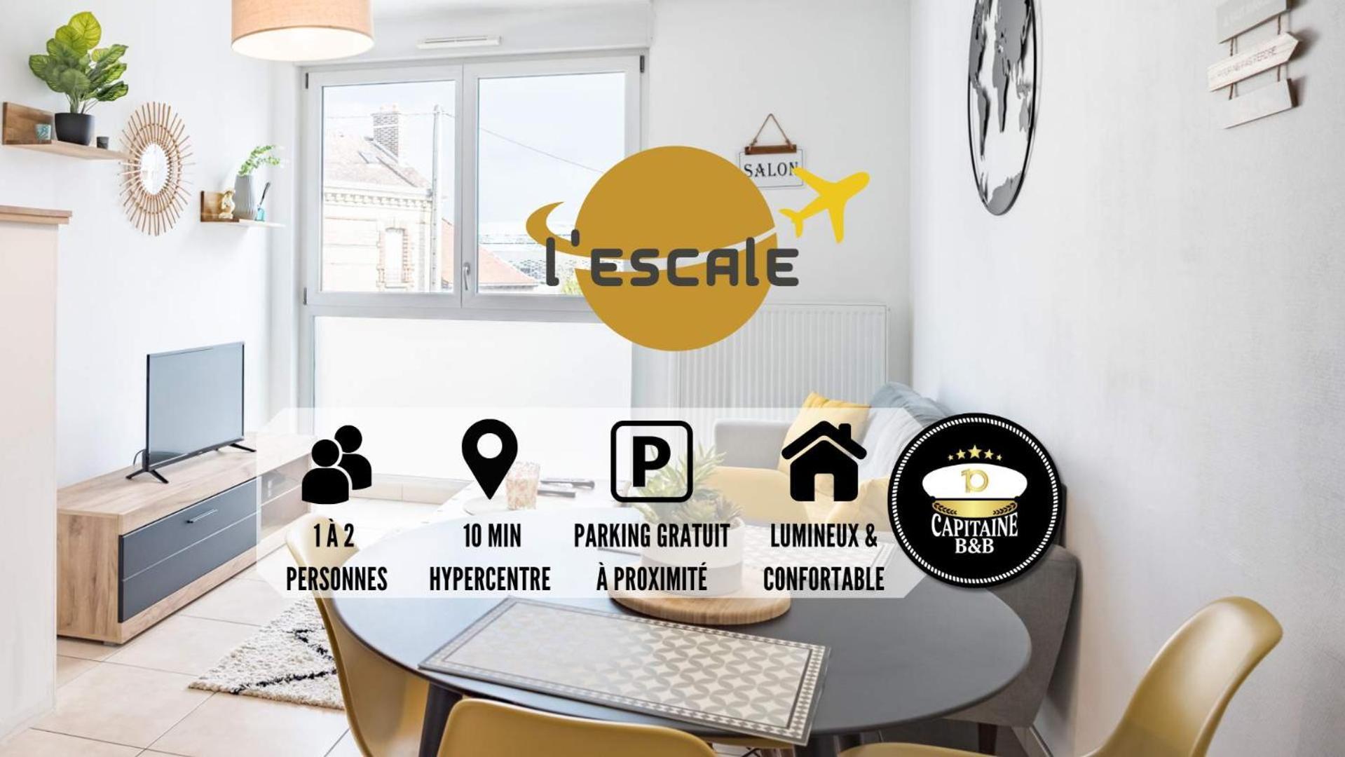 L'Escale - Lumiere Et Confort - Prox. Hypercentre Daire Troyes Dış mekan fotoğraf